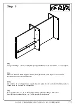 Предварительный просмотр 17 страницы Walker Edison CRFL1K Assembly Instructions Manual