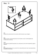 Предварительный просмотр 21 страницы Walker Edison CRFL1K Assembly Instructions Manual