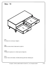 Предварительный просмотр 27 страницы Walker Edison CRFL1K Assembly Instructions Manual