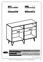 Walker Edison CRFL3K Assembly Instructions Manual preview