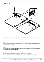 Предварительный просмотр 17 страницы Walker Edison CRFL3K Assembly Instructions Manual