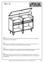 Предварительный просмотр 32 страницы Walker Edison CRFL3K Assembly Instructions Manual