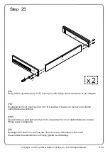 Предварительный просмотр 34 страницы Walker Edison CRFL3K Assembly Instructions Manual