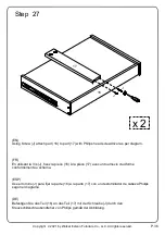 Предварительный просмотр 36 страницы Walker Edison CRFL3K Assembly Instructions Manual