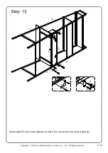 Предварительный просмотр 16 страницы Walker Edison D36ARLO Assembly Instructions Manual