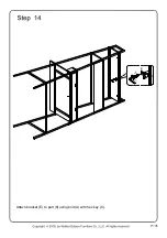 Предварительный просмотр 18 страницы Walker Edison D36ARLO Assembly Instructions Manual