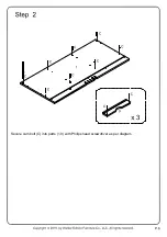 Preview for 6 page of Walker Edison D42MAR3D Assembly Instructions Manual