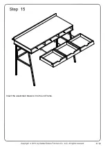 Preview for 19 page of Walker Edison D42MAR3D Assembly Instructions Manual