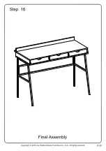 Preview for 20 page of Walker Edison D42MAR3D Assembly Instructions Manual