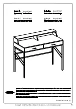 Preview for 1 page of Walker Edison D44VETHUT Assembly Instructions Manual