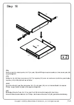 Preview for 25 page of Walker Edison D44VETHUT Assembly Instructions Manual