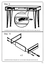 Preview for 9 page of Walker Edison D48CA1 Assembly Instructions Manual