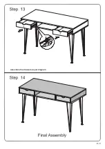 Preview for 11 page of Walker Edison D48CA1 Assembly Instructions Manual