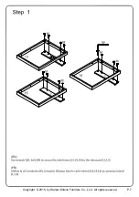 Предварительный просмотр 7 страницы Walker Edison D48UBC30 Assembly Instructions Manual