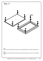 Предварительный просмотр 15 страницы Walker Edison D48UBC30 Assembly Instructions Manual