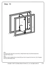 Предварительный просмотр 16 страницы Walker Edison D48UBC30 Assembly Instructions Manual