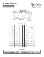 Предварительный просмотр 1 страницы Walker Edison D51Z29 Assembly Diagram