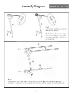 Предварительный просмотр 2 страницы Walker Edison D51Z29 Assembly Diagram