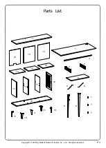 Preview for 3 page of Walker Edison D52HARL Assembly Instructions Manual