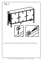 Preview for 13 page of Walker Edison D52HARL Assembly Instructions Manual