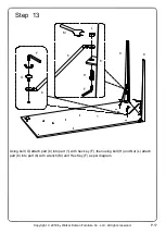 Preview for 17 page of Walker Edison D52HARL Assembly Instructions Manual