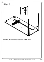 Preview for 20 page of Walker Edison D52HARL Assembly Instructions Manual