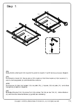 Предварительный просмотр 8 страницы Walker Edison DAI2DRL Assembly Instructions Manual