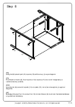 Предварительный просмотр 15 страницы Walker Edison DAI2DRL Assembly Instructions Manual