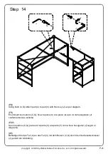 Предварительный просмотр 21 страницы Walker Edison DAI2DRL Assembly Instructions Manual