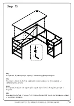 Предварительный просмотр 22 страницы Walker Edison DAI2DRL Assembly Instructions Manual