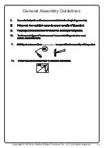 Preview for 2 page of Walker Edison DAMD3E Assembly Instructions Manual