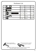 Preview for 4 page of Walker Edison DAMD3E Assembly Instructions Manual