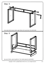 Preview for 7 page of Walker Edison DM42CHMG Assembly Instructions Manual