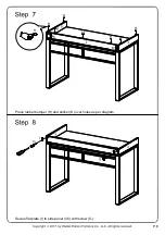 Preview for 8 page of Walker Edison DM42CHMG Assembly Instructions Manual