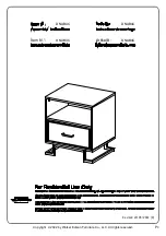 Walker Edison DNAB4C Assembly Instructions Manual preview