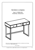 Walker Edison DW44JUN Assembly Instructions Manual предпросмотр