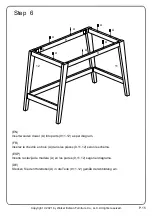 Предварительный просмотр 15 страницы Walker Edison DW44KAD1DR Assembly Instruction Manual