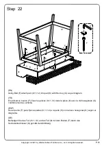 Предварительный просмотр 31 страницы Walker Edison DW44KAD1DR Assembly Instruction Manual