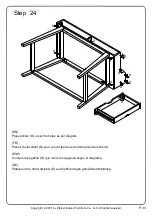 Предварительный просмотр 33 страницы Walker Edison DW44KAD1DR Assembly Instruction Manual