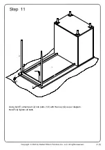 Предварительный просмотр 15 страницы Walker Edison DW52ING3DR Assembly Instructions Manual