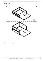 Предварительный просмотр 20 страницы Walker Edison DW52ING3DR Assembly Instructions Manual