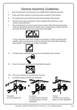 Preview for 2 page of Walker Edison DW54PEREX Assembly Instructions Manual