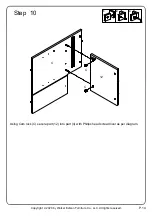 Preview for 14 page of Walker Edison DW54PEREX Assembly Instructions Manual