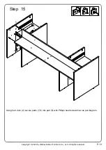 Preview for 19 page of Walker Edison DW54PEREX Assembly Instructions Manual