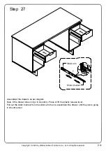 Preview for 31 page of Walker Edison DW54PEREX Assembly Instructions Manual