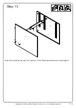 Preview for 18 page of Walker Edison DW58GAV Assembly Instructions Manual