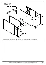 Preview for 19 page of Walker Edison DW58GAV Assembly Instructions Manual