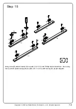 Preview for 20 page of Walker Edison DW58GAV Assembly Instructions Manual