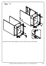 Preview for 22 page of Walker Edison DW58GAV Assembly Instructions Manual