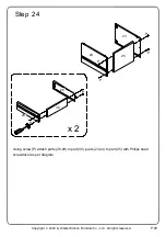 Preview for 29 page of Walker Edison DW58GAV Assembly Instructions Manual